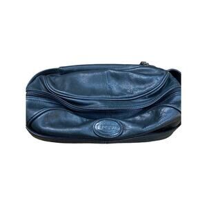 Fossil Black Leather toiletry bag travel